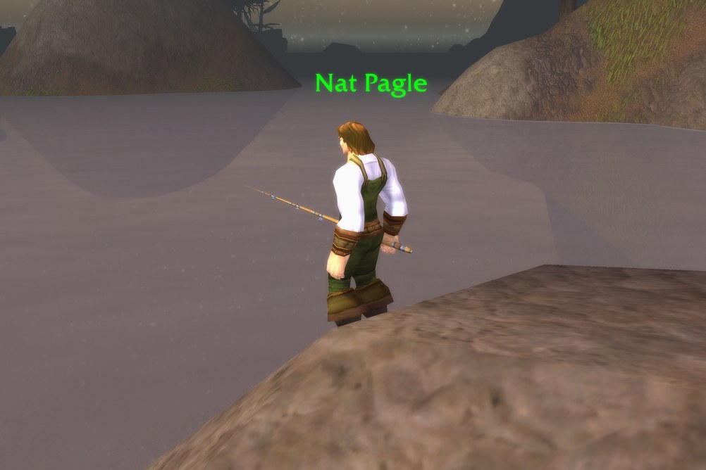 Nat Pagle, Fishing Trainer in Dustwallow Marsh (WoW Classic)