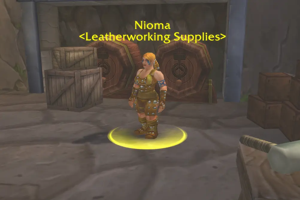Nioma, Leatherworking Supplies in The Hinterlands (WoW Classic)