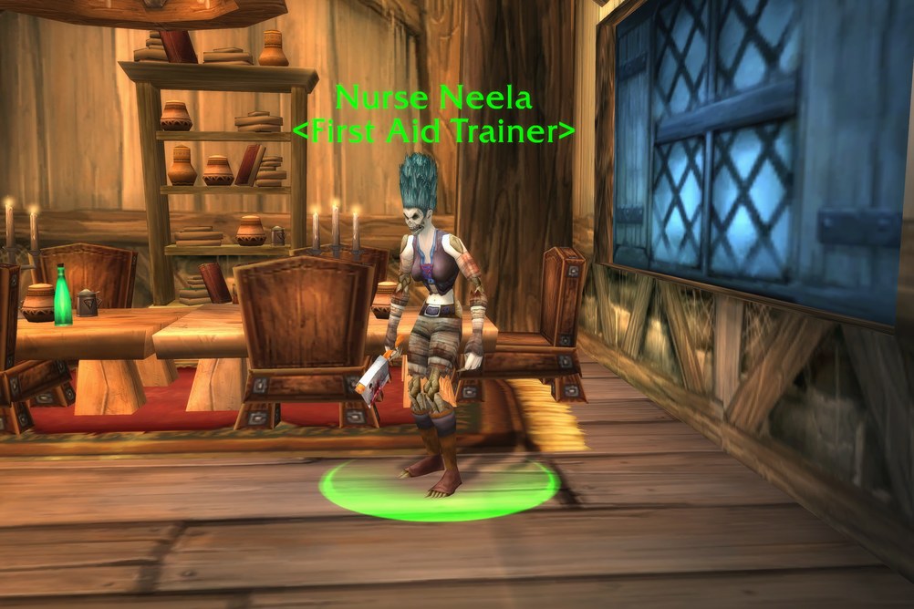 Nurse Neela, First Aid Trainer in Tirisfal Glades (WoW Classic)