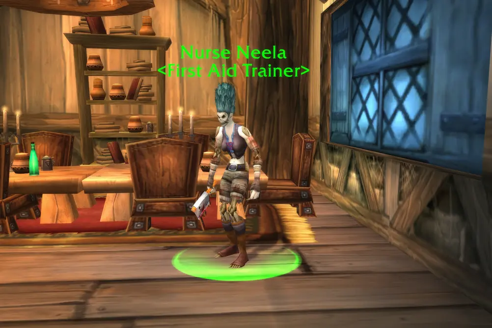 Nurse Neela, First Aid Trainer in Tirisfal Glades (WoW Classic)