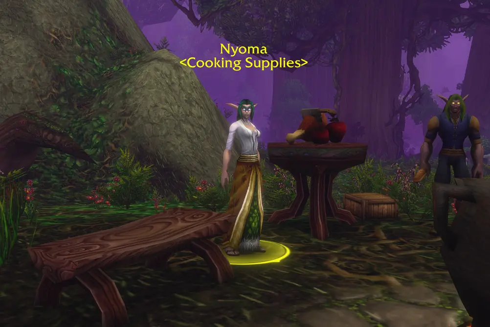Nyoma, Cooking Supplies in Teldrassil (WoW Classic)