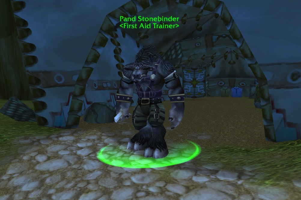 Pand Stonebinder, First Aid Trainer in Thunder Bluff (WoW Classic)
