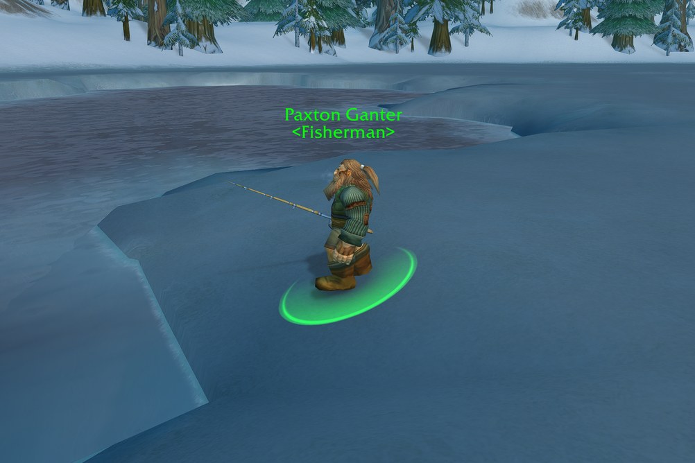 Paxton Ganter, Fisherman in Dun Morogh (WoW Classic)