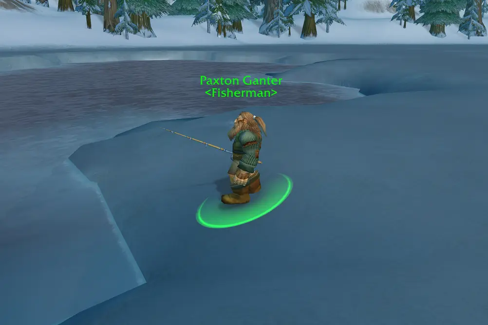 Paxton Ganter, Fisherman in Dun Morogh (WoW Classic)