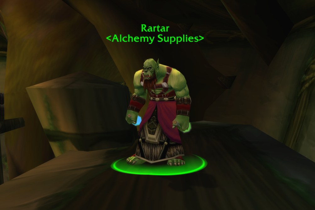 Rartar, Alchemy Supplies in Swamp of Sorrows (WoW Classic)