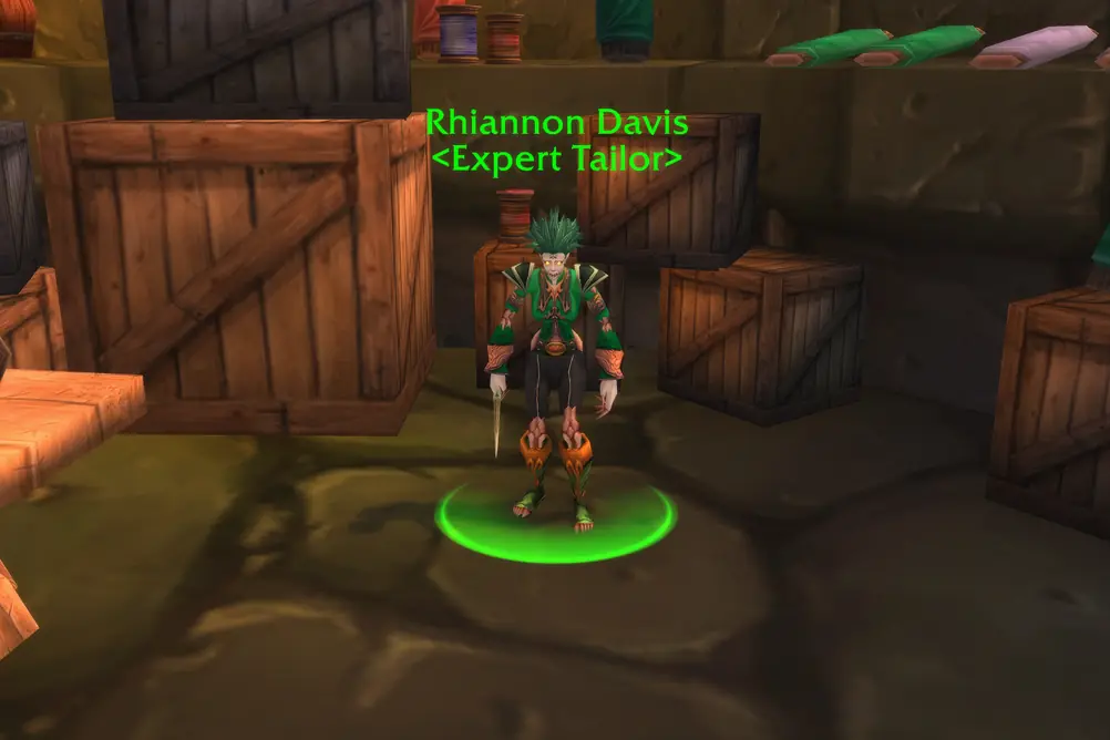 Rhiannon Davis, Expert Tailor in Undercity (WoW Classic)