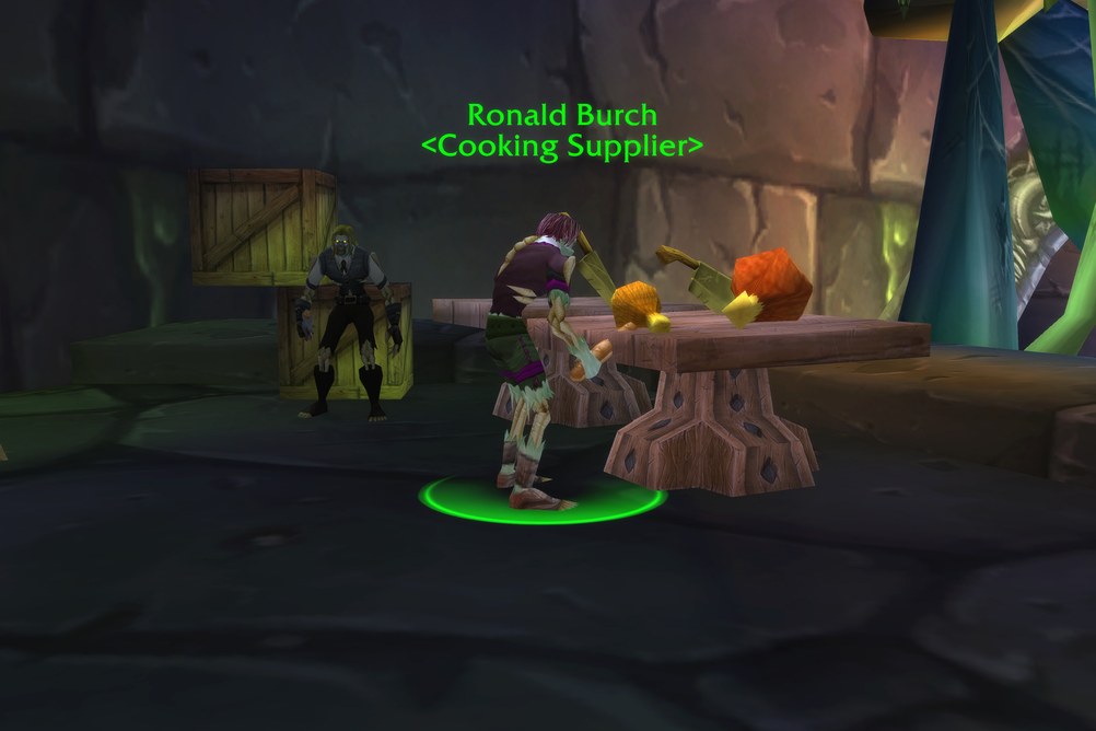 Ronald Burch, Cooking Supplier in Undercity (WoW Classic)