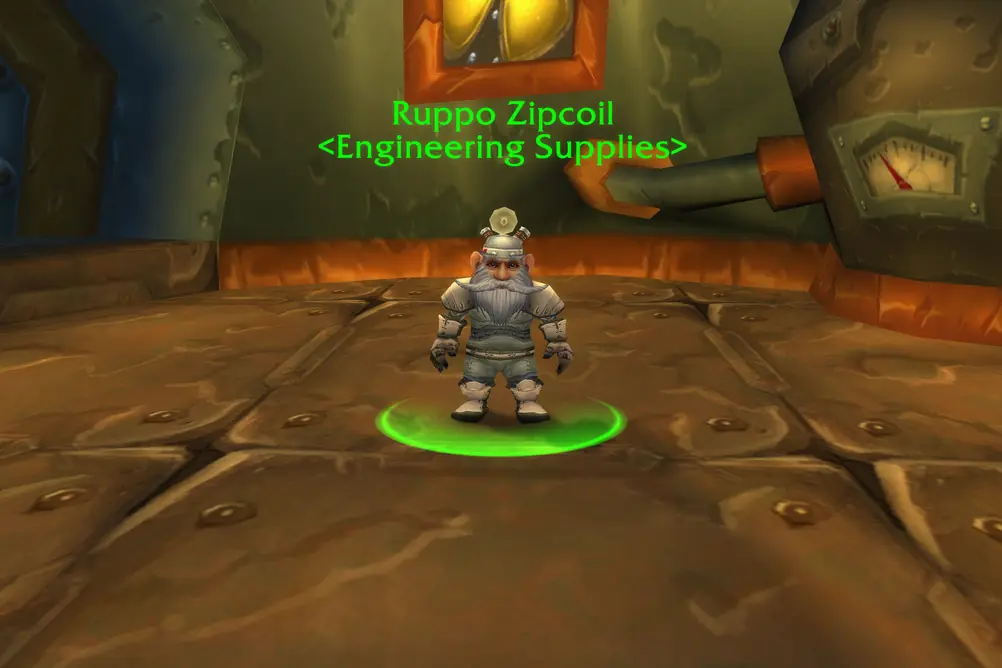 Ruppo Zipcoil, Engineering Supplies in The Hinterlands (WoW Classic)