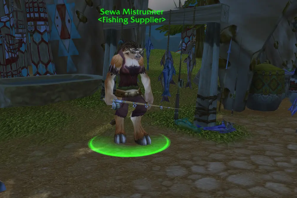 Sewa Mistrunner, Fishing Supplier in Thunder Bluff (WoW Classic)