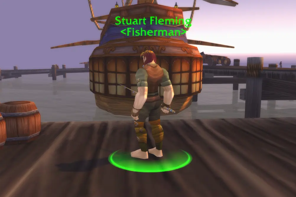 Stuart Fleming, Fisherman in Wetlands (WoW Classic)