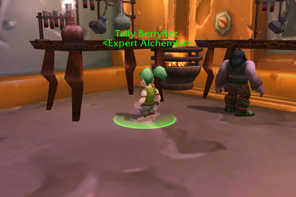 Tally Berryfizz, Expert Alchemist in Ironforge (WoW Classic)