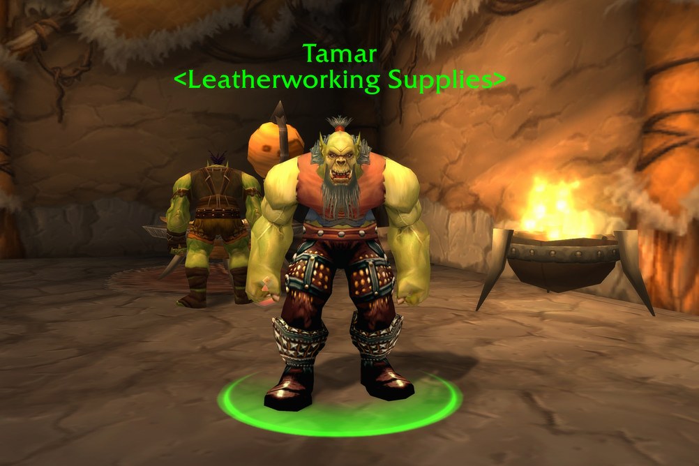 Tamar, Leatherworking Supplies in Orgrimmar (WoW Classic)