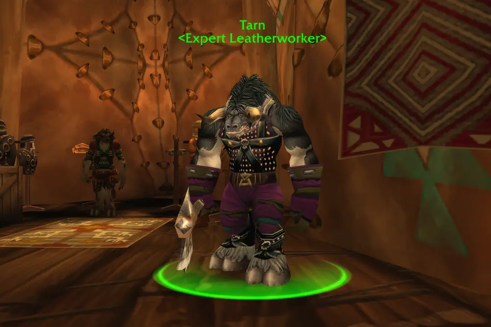 Tarn, Expert Leatherworker in Thunder Bluff (WoW Classic)