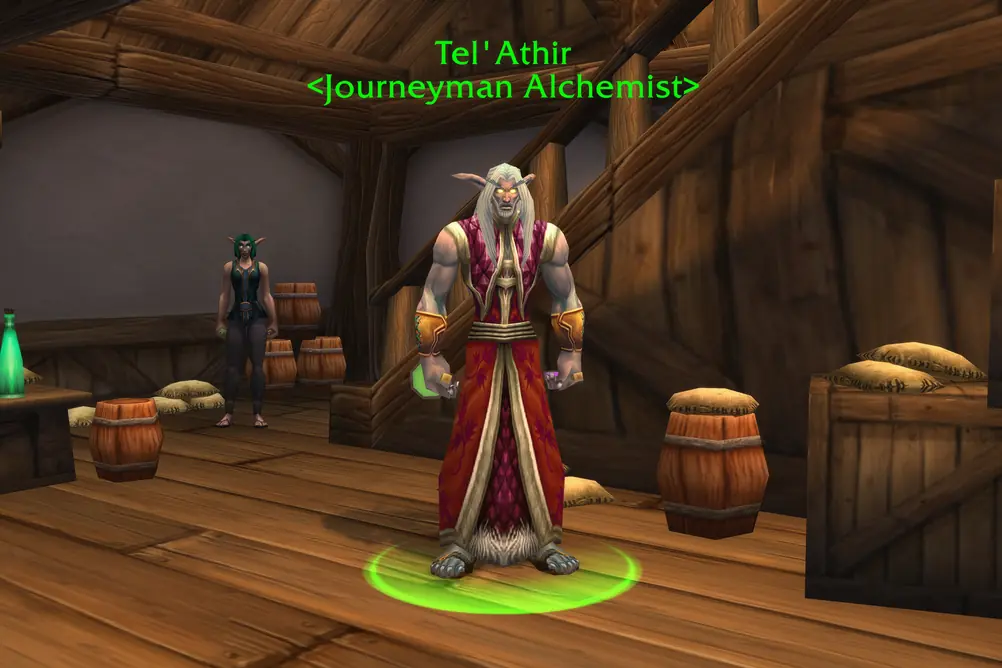Tel'Athir, Journeyman Alchemist in Stormwind City (WoW Classic)