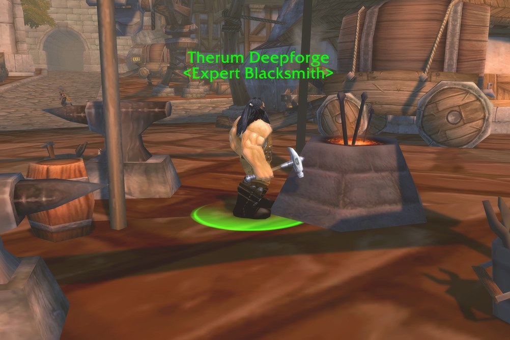 Therum Deepforge, Expert Blacksmith in Stormwind City (WoW Classic)