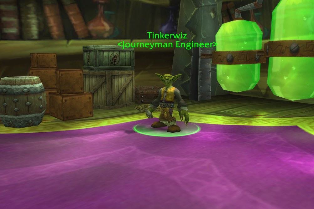 Tinkerwiz, Journeyman Engineer in The Barrens (WoW Classic)