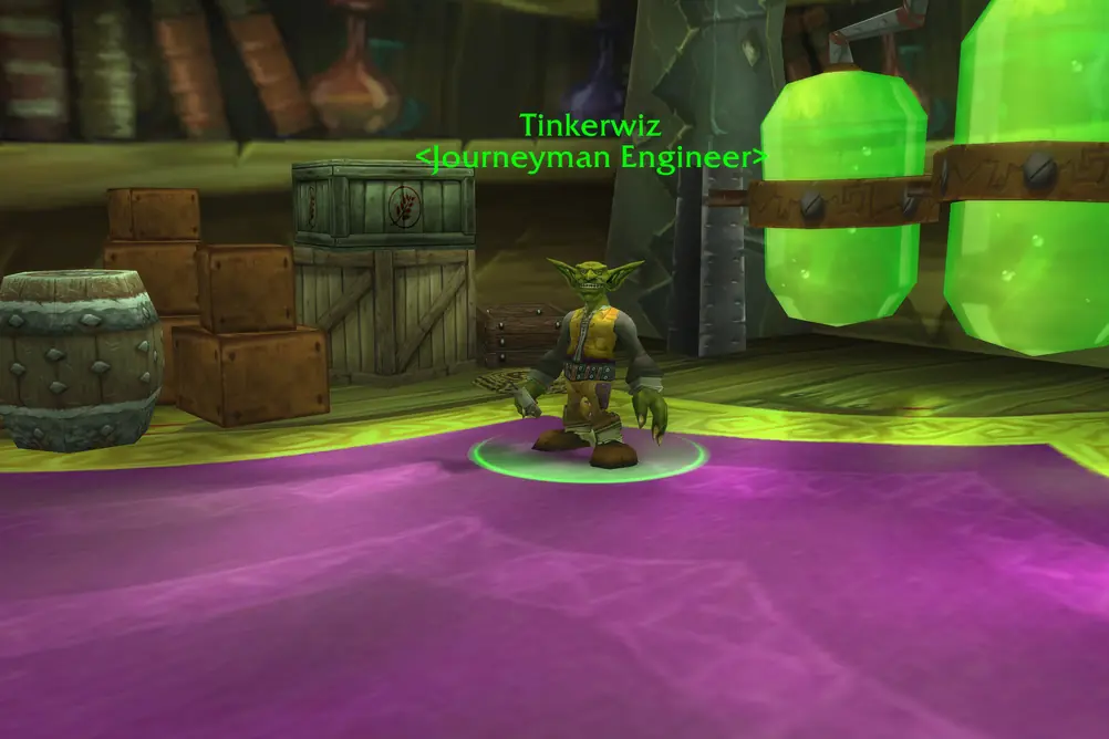 Tinkerwiz, Journeyman Engineer in The Barrens (WoW Classic)
