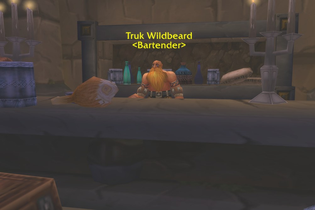 Truk Wildbeard, Bartender in The Hinterlands (WoW Classic)