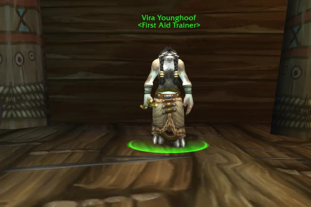 Vira Younghoof, First Aid Trainer in Mulgore (WoW Classic)