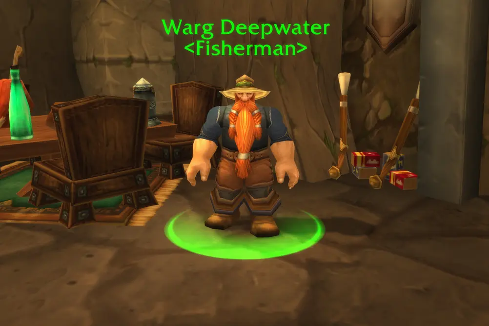 Warg Deepwater, Fisherman in Loch Modan (WoW Classic)