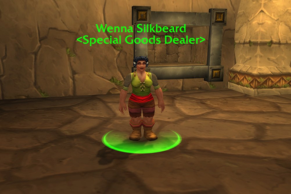 Wenna Silkbeard, Special Goods Dealer in Wetlands (WoW Classic)