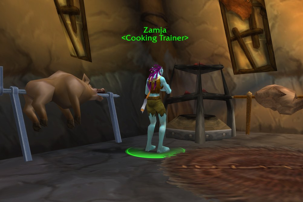 Zamja, Cooking Trainer in Orgrimmar (WoW Classic)