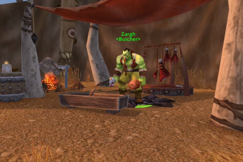 Zargh, Butcher in The Barrens (WoW Classic)