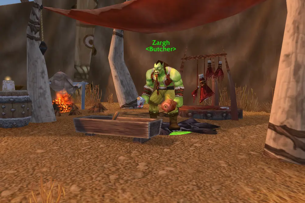 Zargh, Butcher in The Barrens (WoW Classic)