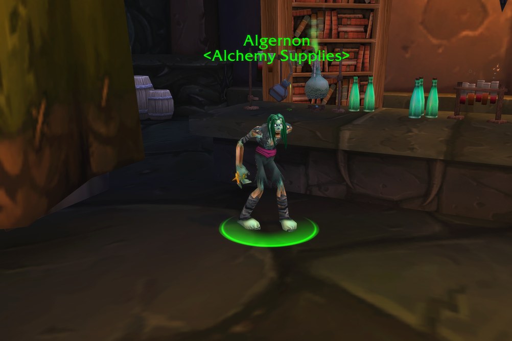 Algernon, Alchemy Supplies in Undercity (WoW Forever)