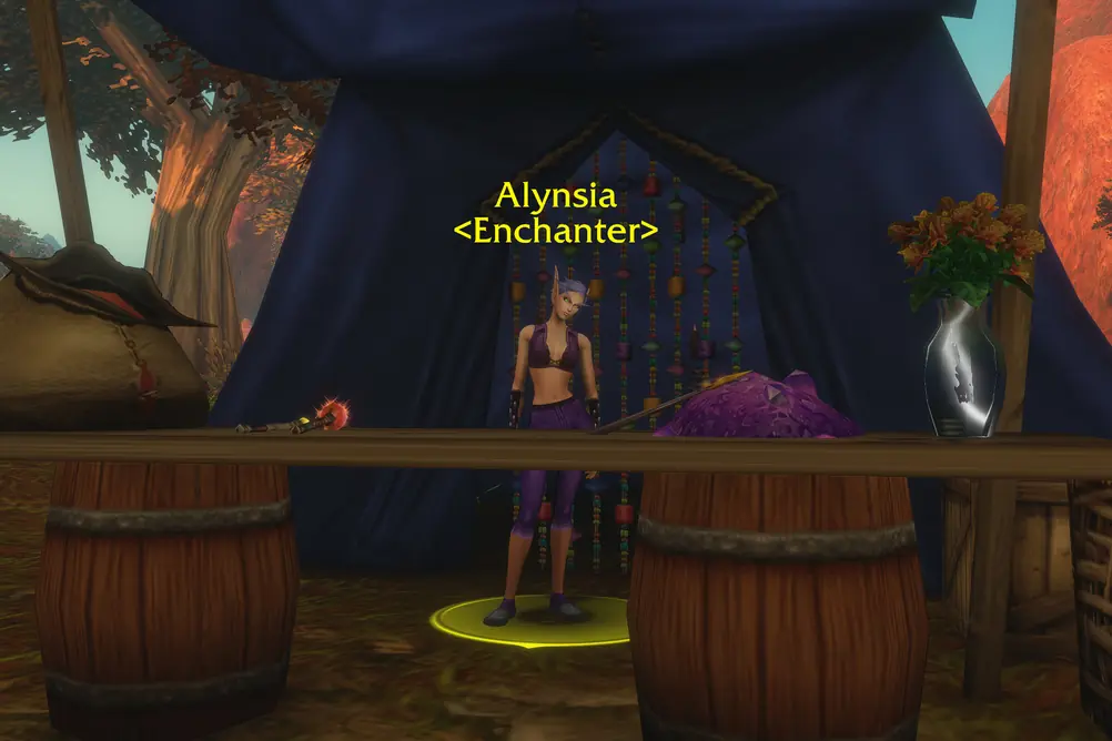 Alynsia, Enchanter in Redridge Mountains (WoW Forever)