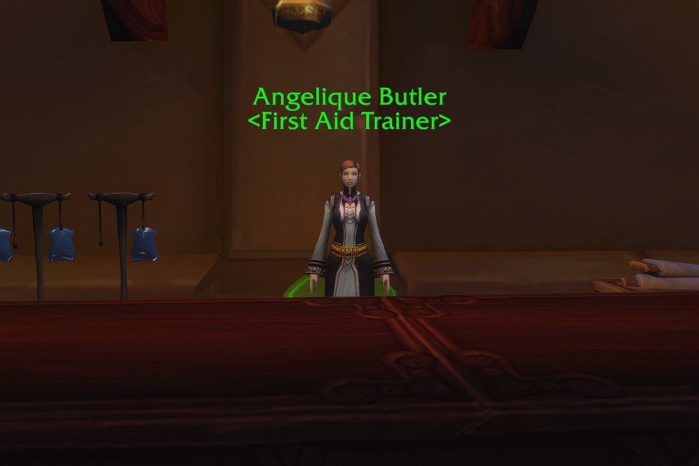 Angelique Butler, First Aid Trainer in Dalaran (WoW Forever)