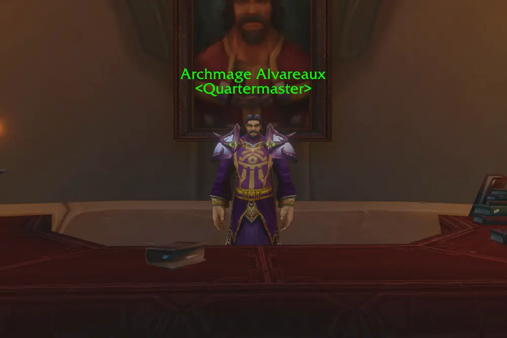 Archmage Alvareaux, Quartermaster in Dalaran (WoW Forever)