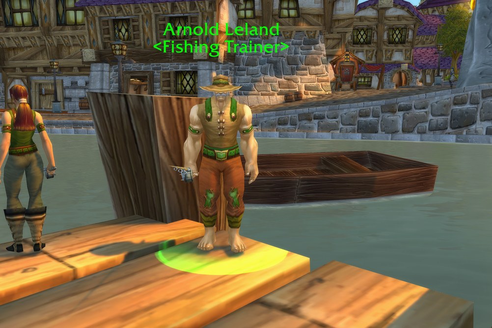 Arnold Leland, Fishing Trainer in Stormwind City (WoW Forever)