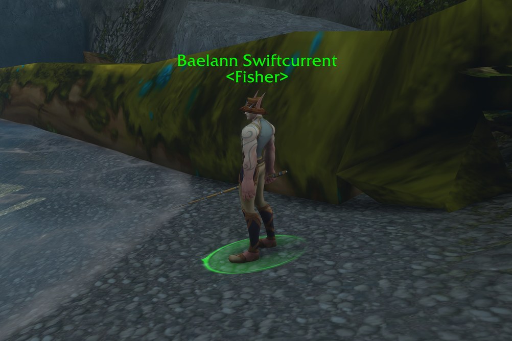 Baelann Swiftcurrent, Fisher in Zephras Isle (WoW Forever)