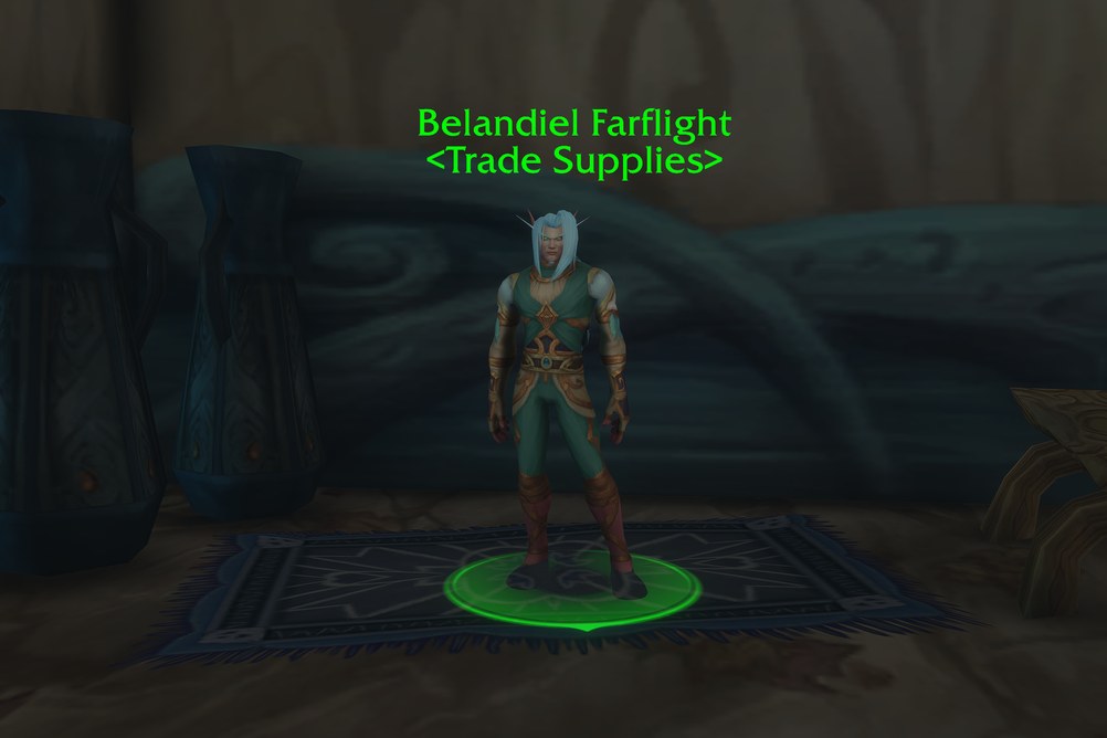 Belandiel Farflight, Trade Supplies in Zephras Isle (WoW Forever)