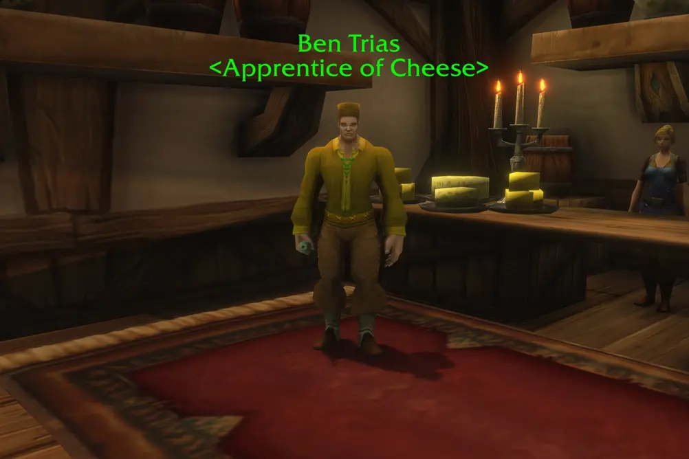 Ben Trias, Apprentice of Cheese in Stormwind City (WoW Forever)