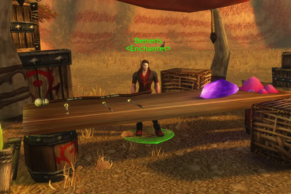 Beneris, Enchanter in The Barrens (WoW Forever)
