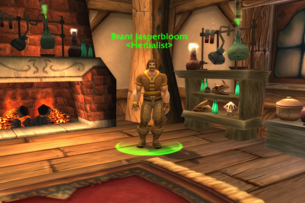 Brant Jasperbloom, Herbalist in Dustwallow Marsh (WoW Forever)