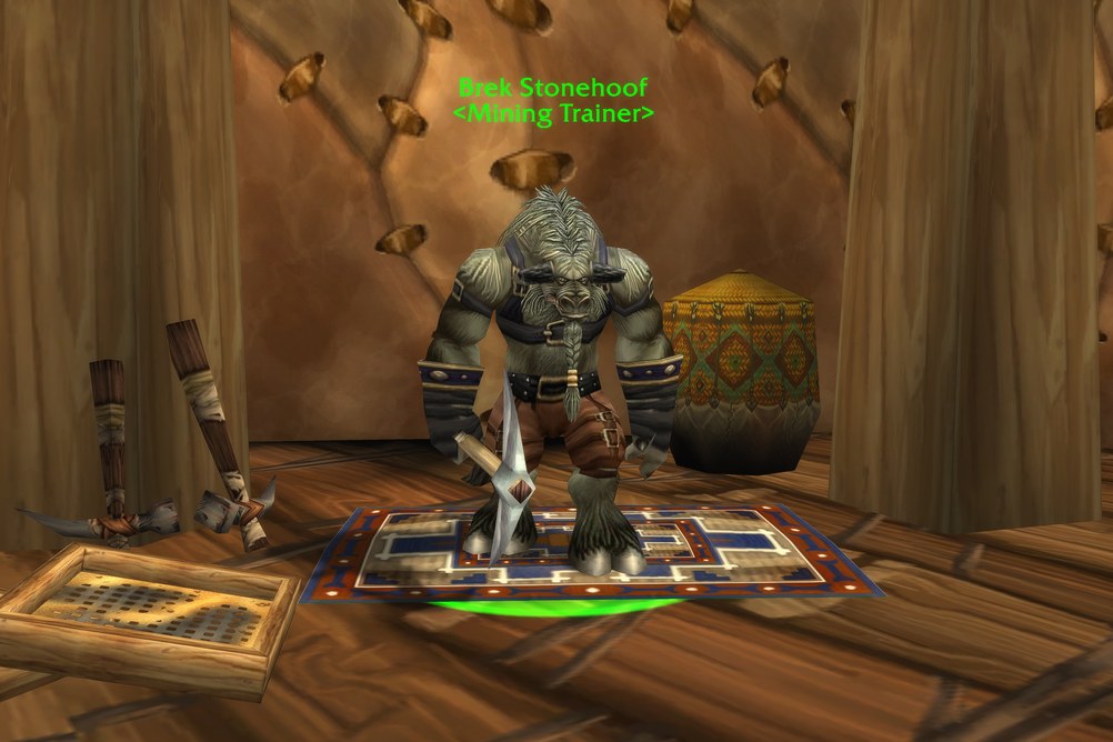 Brek Stonehoof, Mining Trainer in Thunder Bluff (WoW Forever)