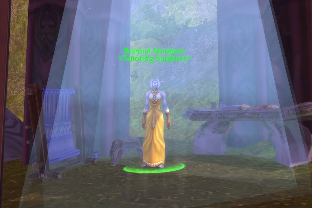 Brienna Starglow, Tailoring Supplies in Feralas (WoW Forever)