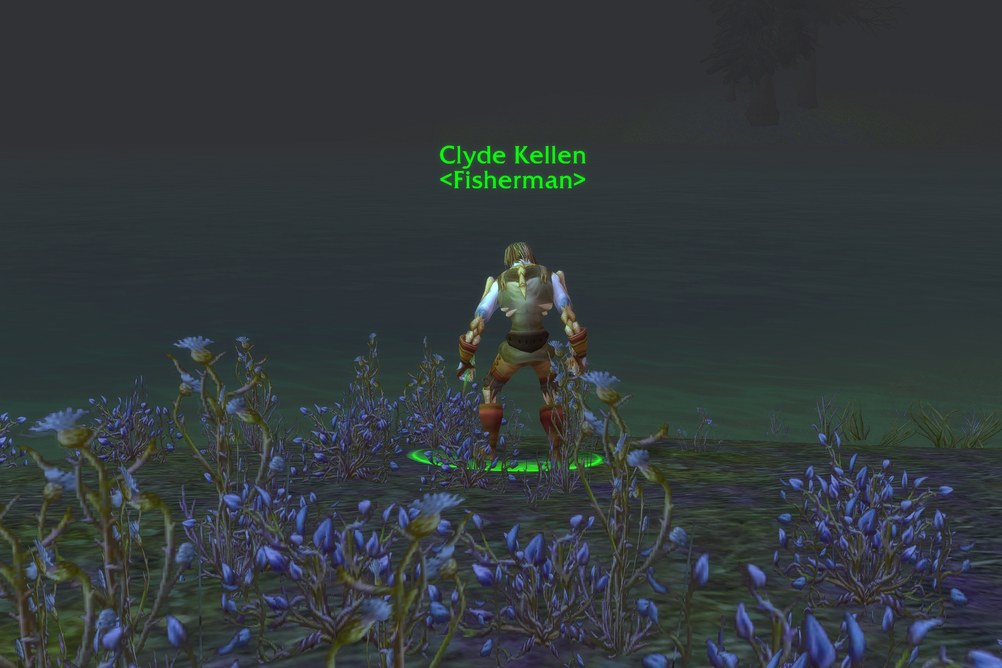 Clyde Kellen, Fisherman in Tirisfal Glades (WoW Forever)