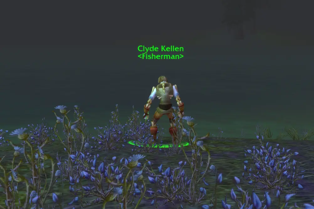 Clyde Kellen, Fisherman in Tirisfal Glades (WoW Forever)