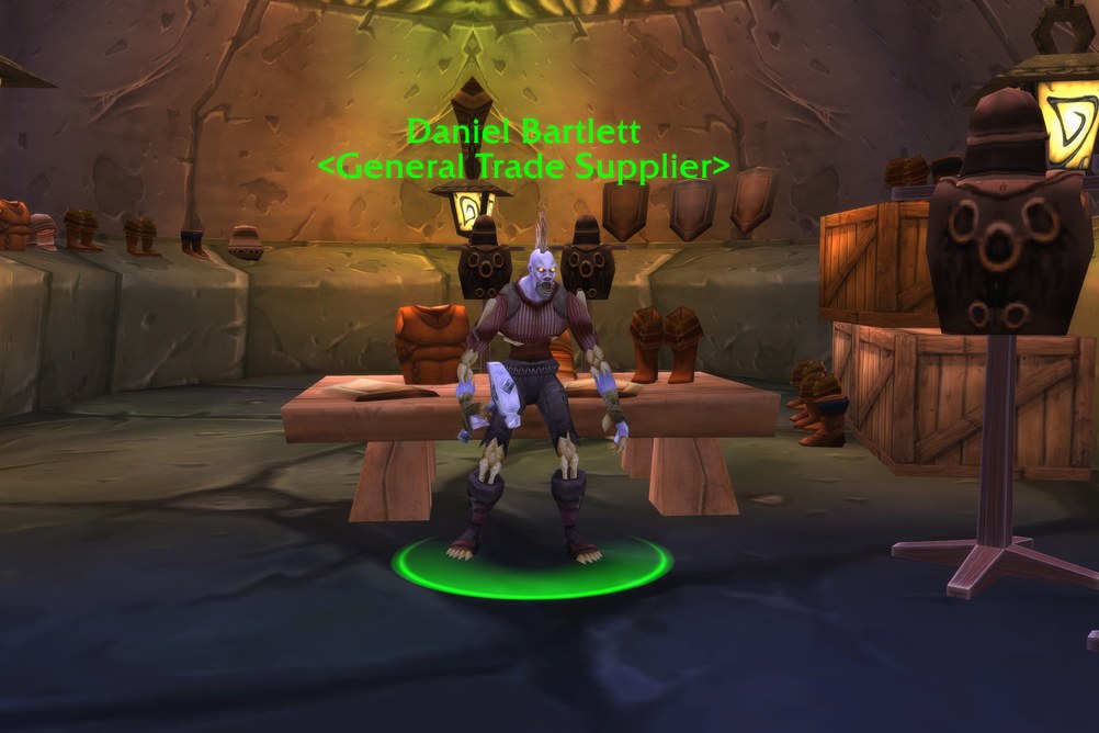 Daniel Bartlett, General Trade Supplier in Undercity (WoW Forever)