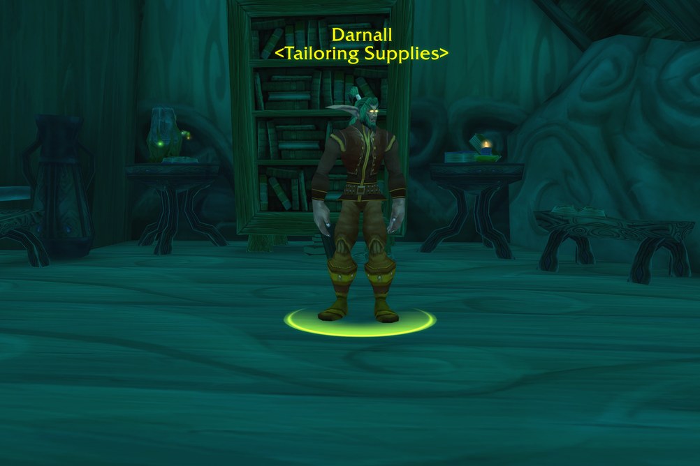 Darnall, Tailoring Supplies in Moonglade (WoW Forever)