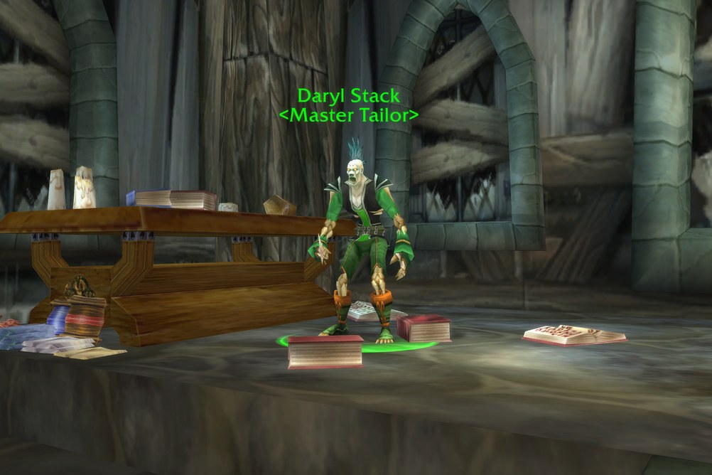 Daryl Stack, Master Tailor in Hillsbrad Foothills (WoW Forever)