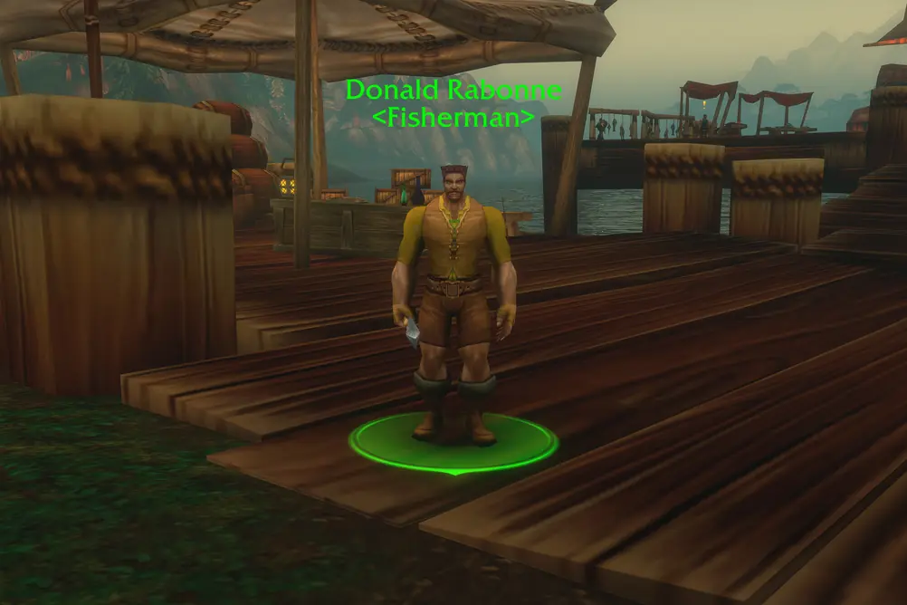 Donald Rabonne, Fisherman in Hillsbrad Foothills (WoW Forever)