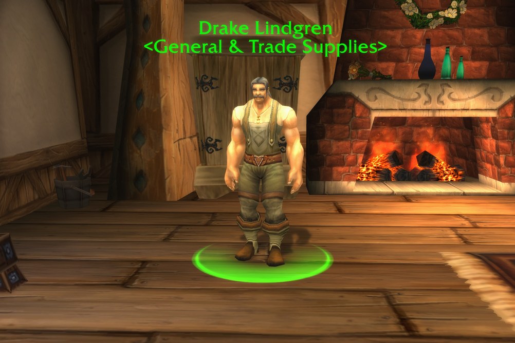 Drake Lindgren, General & Trade Supplies in Elwynn Forest (WoW Forever)