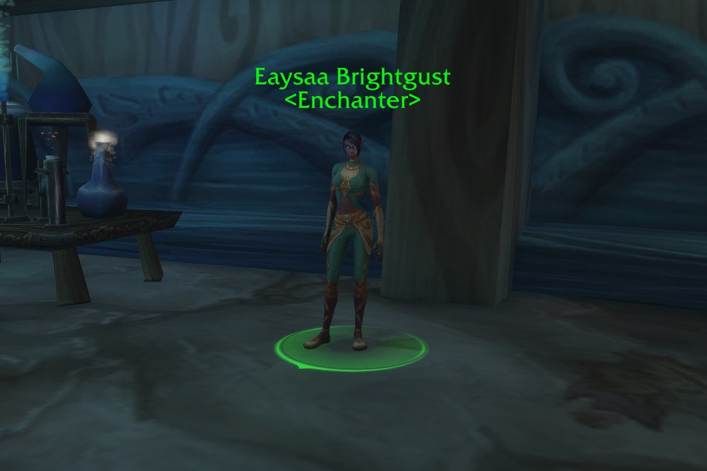 Eaysaa Brightgust, Enchanter in Zephras Isle (WoW Forever)