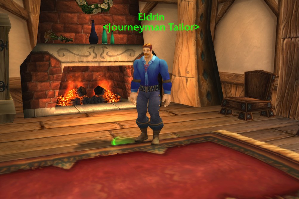 Eldrin, Journeyman Tailor in Elwynn Forest (WoW Forever)