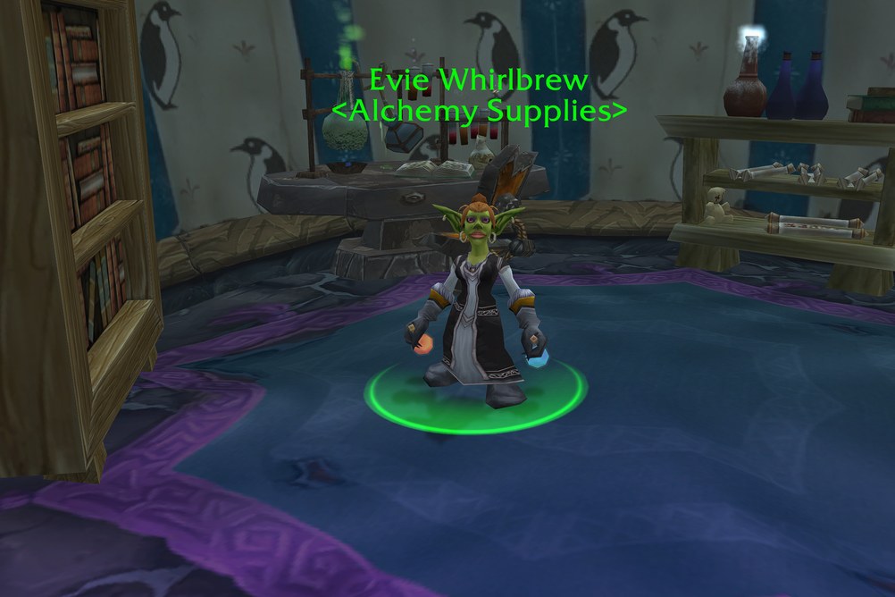 Evie Whirlbrew, Alchemy Supplies in Winterspring (WoW Forever)
